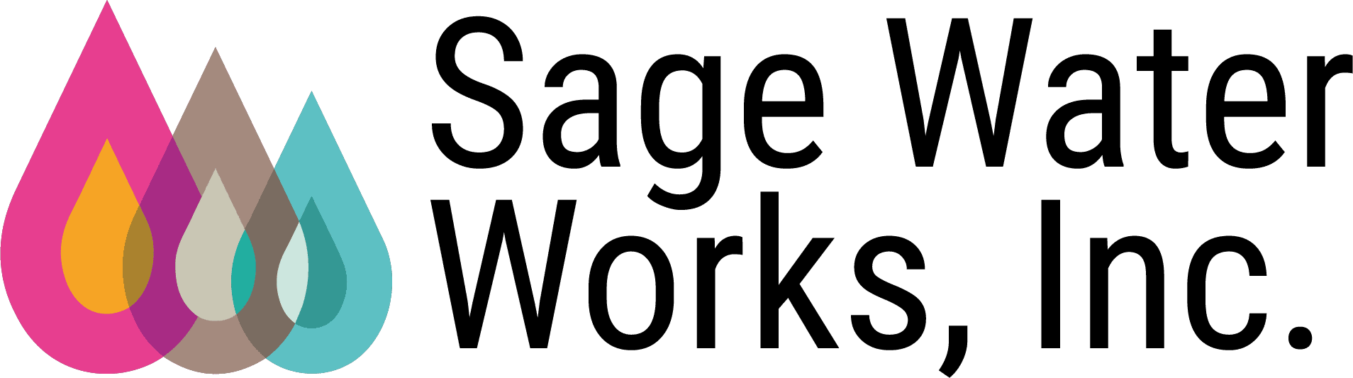 Sage Water Works, Inc. logo with text